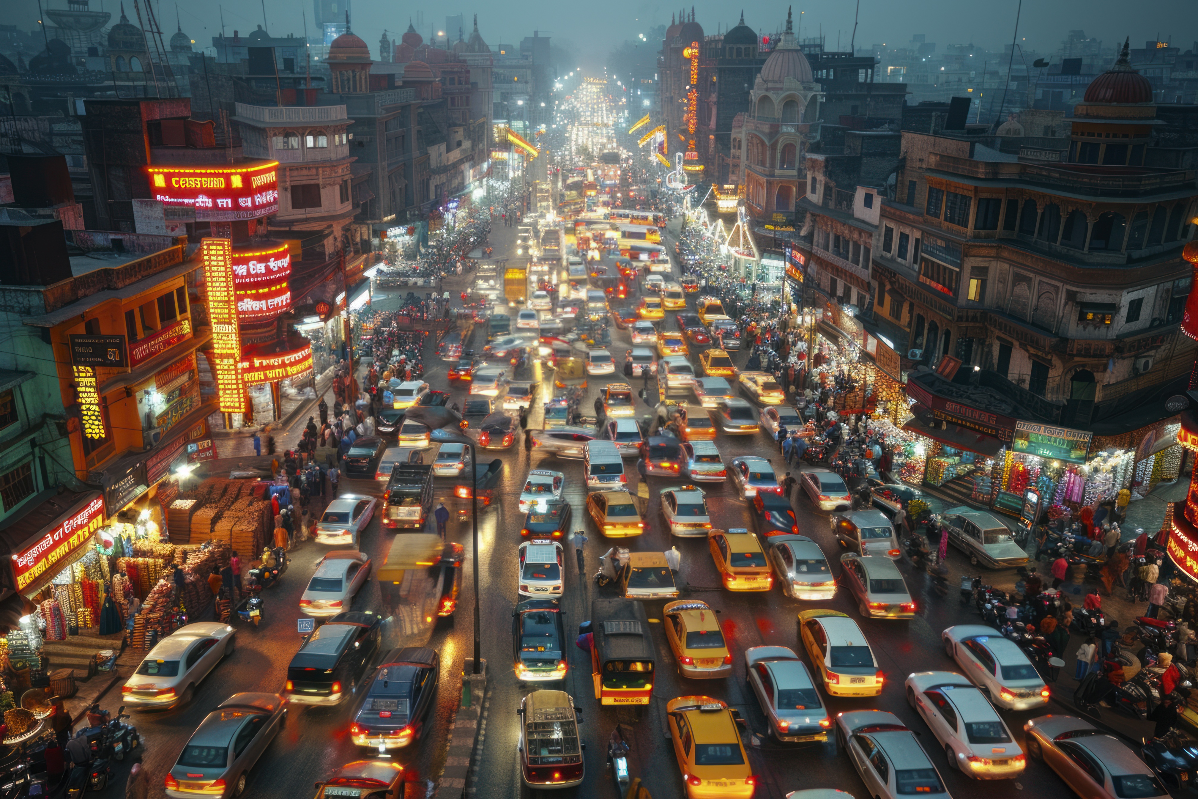 Indian City Traffic